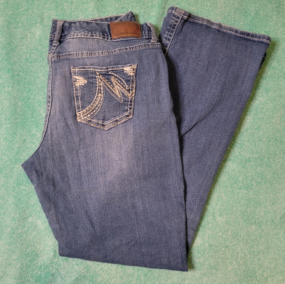 Maurices Thick stitch Jeans Size 13/14